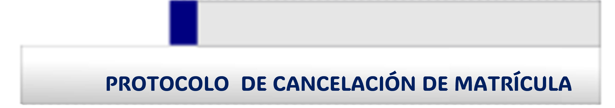 CANCELACIÓN